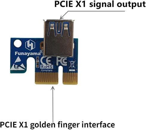 فناياما وصلة بطاقة رسومات بمنفذ الملحقات الإضافية السريع لجهاز تعدين وحدة معالجة الرسومات الجرافيكية، وصلة وحدة معالجة الرسومات الجرافيكية لتعدين الايثريوم، بطاقة رافع، تعدين عملات وحدة معالجة in Kuwait