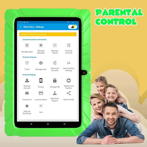 Contixo V8 7" Kids Tablet - 32GB Storage, Pre-Loaded Exclusive Ad-Free Content, Android, Parental Controls, Durable Kid-Proof Case, IPS Touch Screen, Dual Camera, WiFi, Ages 3-12, Gift - Blue in Kuwait