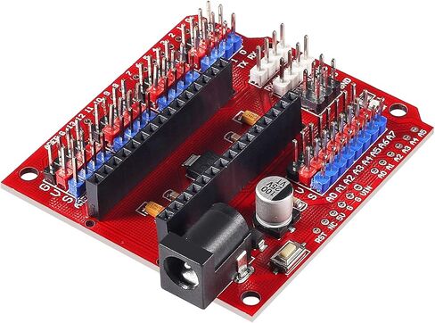 4PCS for Nano I/O Expansion Sensor Shield Multi-Purpose Extension Sensor Shield Module Pin Header for Nano 3.0 Duemilanove 2009(Yellow) in Kuwait