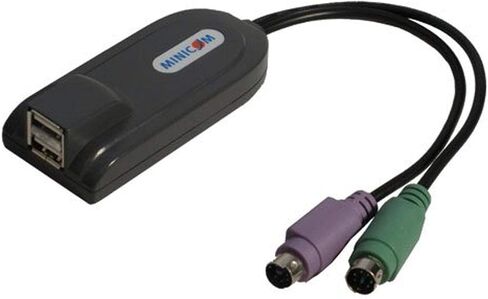 محول TRIPP LITE Minicom PS2 إلى USB لمحول KVM وإطالة TAA GSA (0DT60002) in Kuwait