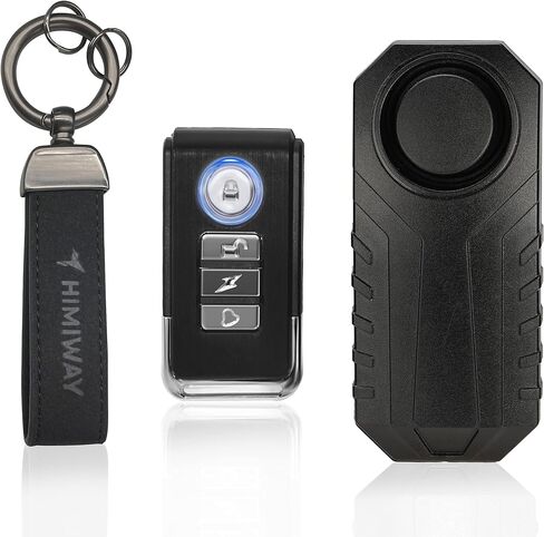 Himiway الدراجة إنذار القرن مع جهاز التحكم عن بعد IP65 مقاوم للماء مضاد للسرقة دراجة إنذار لاسلكي الأمن الاهتزاز استشعار الحركة بصوت عال 113dB حساسية قابلة للتعديل للدراجة، دراجة نارية، سيارة، سكوتر، مقطورة in Kuwait