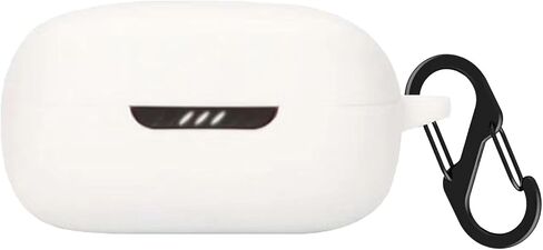 حافظة سيليكون VAEKNVG لهاتف JBL Live Pro TWS 2، JBL Live Pro+ TWS غطاء واقي مقاوم للصدمات مع ملحقات حلقة تسلق (أحمر) in Kuwait