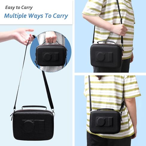 XANAD Travel Case for 4K DigitalVlogging Camera,fit canon eos m200 or olympus tg-6 or panasonic lumix zs200d Compact Mirrorless Digital Vlogging Camera 4K Digital Vlogging Camera in Saudi Arabia