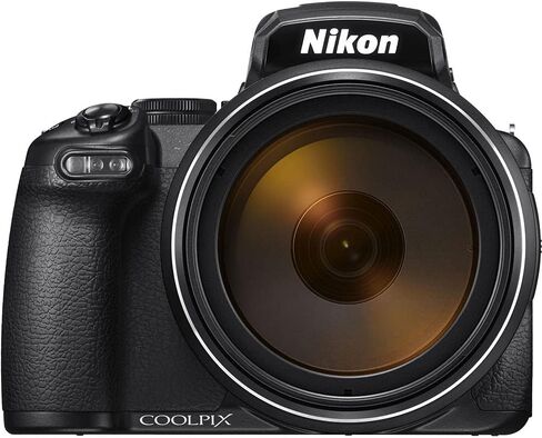 كاميرا نيكون COOLPIX P1000 الرقمية ذات التكبير البصري 16 ميجابكسل 125x (26522) حزمة فاخرة مع بطاقة SD سعة 64 جيجابايت من SanDisk + حقيبة كاميرا كبيرة + مجموعة مرشح + بطارية احتياطية + مجموعة تنظيف (متجددة) in Saudi Arabia