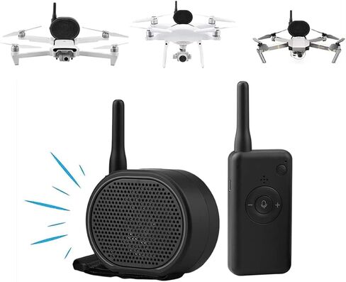 مكبر صوت عالمي لطائرة بدون طيار، قدرة تكبير 1200 متر بمسافة طويلة بدون طيار بمكبر صوت لا سلكي مكبر صوت صغير متوافق مع دي جي اي مافيك اير 2 2S/ مافيك ميني 2 in Kuwait