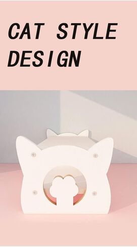 KUAIYU Monitor Stand Riser,Computer Monitor Stand Riser, Double Layer Cat Ear Monitor Stand,Desktop Oraganizer Stand for Computer,Laptop,Screen,Printer,TV.(White) in Kuwait