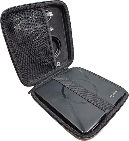 حقيبة تخزين صلبة محمولة للسفر من فيكسيرو لأسطوانات CD/DVD +/-RW ROM ومشغل دي في دي ومحرك أقراص DVD بلو راي in Kuwait