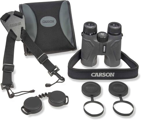 Carson 3D Series High Definition Waterproof Binoculars - Grey in Saudi Arabia