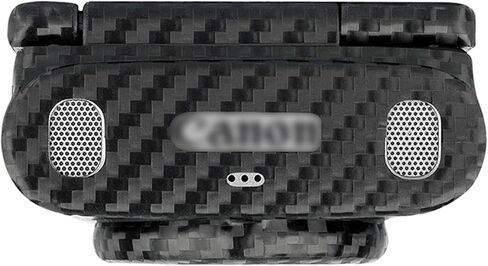 Anti-Scratch Anti-Wear Camera Skin Cover Protector Film for Canon PowerShot V10 Vlog Camera Body Protective Decoration Sticker - Black in Saudi Arabia