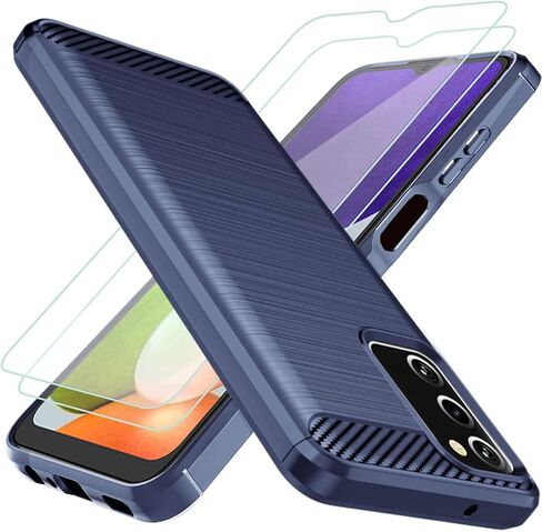 حافظة Osophter لهاتف Galaxy A03S، حافظة سامسونج A03S مع قطعتين واقي شاشة ممتص للصدمات، غطاء حماية للهاتف الخلوي من مطاط TPU المرن لهاتف سامسونج جالاكسي A03S US (أحمر) in Kuwait
