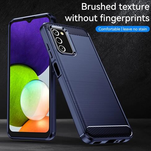 حافظة Osophter لهاتف Galaxy A03S، حافظة سامسونج A03S مع قطعتين واقي شاشة ممتص للصدمات، غطاء حماية للهاتف الخلوي من مطاط TPU المرن لهاتف سامسونج جالاكسي A03S US (أحمر) in Kuwait