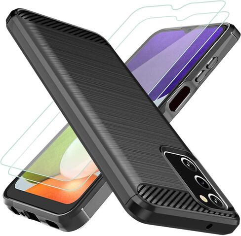 حافظة Osophter لهاتف Galaxy A03S، حافظة سامسونج A03S مع قطعتين واقي شاشة ممتص للصدمات، غطاء حماية للهاتف الخلوي من مطاط TPU المرن لهاتف سامسونج جالاكسي A03S US (أحمر) in Kuwait