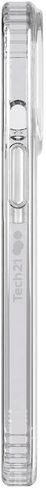Tech21 Evo Clear (MagSafe) لهاتف iPhone 13 Mini - حافظة هاتف MagSafe شفافة مع حماية متعددة من السقوط بطول 12 قدمًا in Saudi Arabia