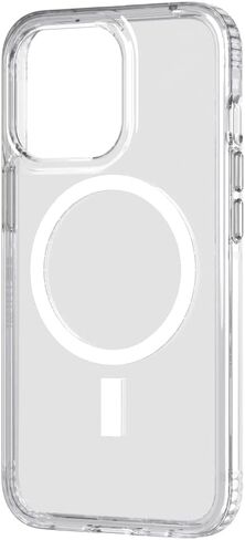 Tech21 Evo Clear (MagSafe) لهاتف iPhone 13 Mini - حافظة هاتف MagSafe شفافة مع حماية متعددة من السقوط بطول 12 قدمًا in Saudi Arabia