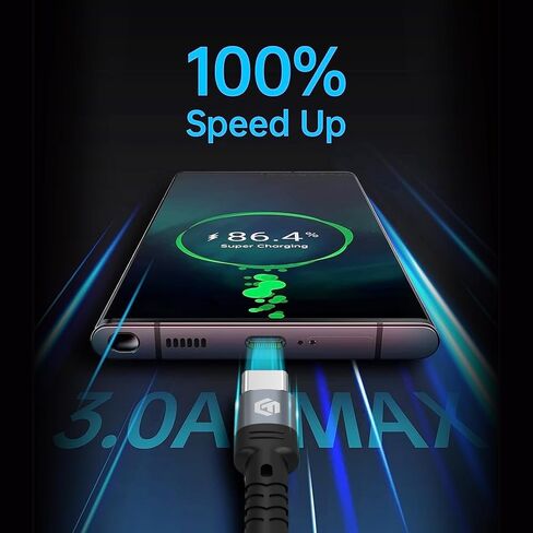 سلك شاحن iPhone ملفوف لكابل شحن السيارة قابل للسحب متوافق مع iPhone 14/13/12/11 Pro Max/XS MAX/XR/XS/X/8/7/Plus/6S/Plus/iPad/CarPlay-3FT/2PACK in Kuwait