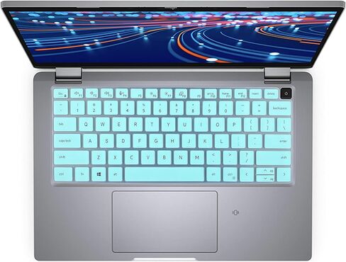 Keyboard Cover for Dell Latitude 3000 3340 13.3"(2023), Dell Latitude 5320 5330 5340 5350 13.3, Dell Latitude 7320 7330 7340 13.3" Keyboard Accessories Protective Skin-Black in Saudi Arabia