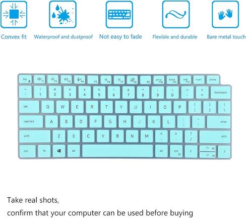 Keyboard Cover for Dell Latitude 3000 3340 13.3"(2023), Dell Latitude 5320 5330 5340 5350 13.3, Dell Latitude 7320 7330 7340 13.3" Keyboard Accessories Protective Skin-Black in Saudi Arabia