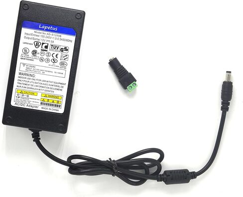 Lapetus 12V 10A 120W DC محول التيار الكهربائي 100V ~ 240V AC إلى DC محول 12 فولت 10 أمبير محول 5.5 × 2.5 مم طرف لـ 5050 3528 شريط ضوء LED طابعة ثلاثية الأبعاد سائق LED نظام أمان CCTV شاشة LCD in Kuwait