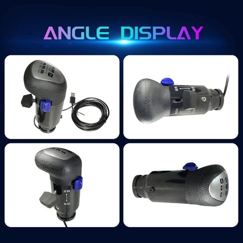 مقبض ناقل USB SimWayTech لـ ATS & ETS2 PC لـ Logitech G25 G27 G29 G920 G923 Thrustmaster TH8A Fanatec SQ PXN A7 محول آخر يمكنك صنعه بنفسك in Kuwait