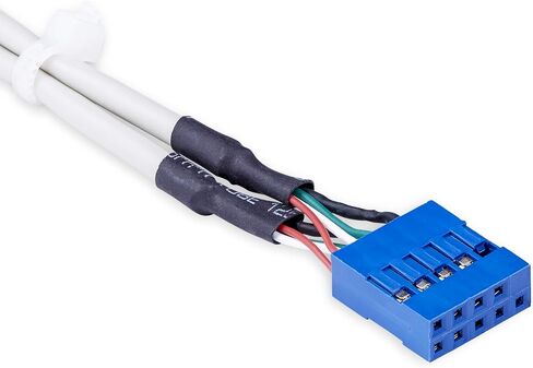 ستارتيك. محول لوحة فتحة USB A انثى بـ 4 منافذ من كوم - لوحة USB - 4 دبابيس USB نوع A (F) (USBPLATE4) in Saudi Arabia