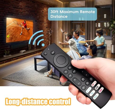 Replacement Remote Control for Insignia Smart TV and Toshiba Smart TVs.(No Voice -1pack) in Kuwait
