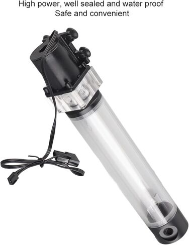 خزان مياه وحدة المعالجة المركزية، اسطوانة تبريد وحدة المعالجة المركزية عالية الطاقة، نظام مضخة مياه تبريد مياه الكمبيوتر بسيط التجميع، DIY 12 فولت 19 واط مضخة مياه عازلة مانعة للتسرب مبرد للكمبيوتر in Kuwait