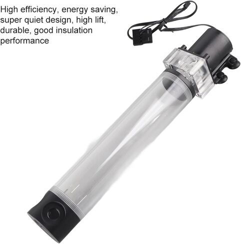 خزان مياه وحدة المعالجة المركزية، اسطوانة تبريد وحدة المعالجة المركزية عالية الطاقة، نظام مضخة مياه تبريد مياه الكمبيوتر بسيط التجميع، DIY 12 فولت 19 واط مضخة مياه عازلة مانعة للتسرب مبرد للكمبيوتر in Kuwait