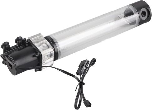 خزان مياه وحدة المعالجة المركزية، اسطوانة تبريد وحدة المعالجة المركزية عالية الطاقة، نظام مضخة مياه تبريد مياه الكمبيوتر بسيط التجميع، DIY 12 فولت 19 واط مضخة مياه عازلة مانعة للتسرب مبرد للكمبيوتر in Kuwait