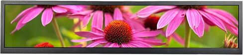 شاشة عرض VSDISPLAY بطول 28 بوصة، شاشة LCD 1920x360 IPS LCD مع إدخال فيديو USB HD-MI، تدعم دوران الصورة 180 درجة in Saudi Arabia