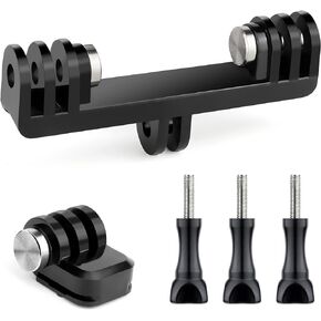 يالسايم محول مزدوج التركيب لكاميرا جو برو هيرو 11 10 9 8 7 6 5 4 سيشن ماكس اكاسو دي جيه اي اوسمو اكشن مع محول حامل ثلاثي القوائم 2 في 1 و3 ملحقات براغي ابهام لكاميرا جو برو اكشن in Kuwait