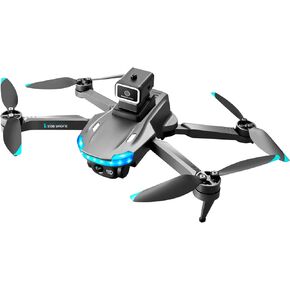 طائرات بدون طيار HK138 مزودة بكاميرا للبالغين بدقة 4K عالية الدقة وإرجاع تلقائي وتجنب العوائق بلمسة واحدة وطائرة بدون طيار (أسود) in Kuwait