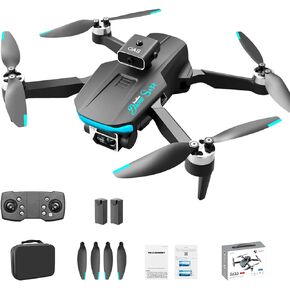 YSH132 طائرة بدون طيار مع كاميرا للبالغين 4K 1080P HD قابلة للطي بدون طيار RC طائرات بدون طيار ألعاب GPS إرجاع تلقائي بلمسة واحدة وعدسة قابلة للتعديل (مع حقيبة حمل) (أسود) in Kuwait