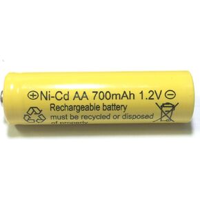 700mah AA NiCd 1.2v Rechargeable Batteries Garden Solar Ni-Cd Light LED S (Pack of 6) in Saudi Arabia
