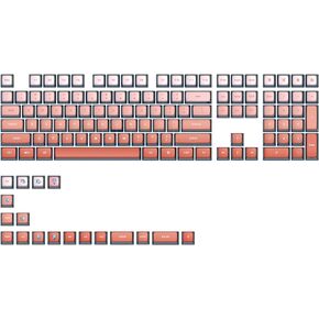 Glacier Skyloong GK7 PBT Translucent Keycaps Compatible with 60%/65%/75%/80%/96%/100% Keyboard Layout (Blusher)