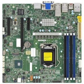 اللوحة الأم لخادم Supermicro X12SCZ-TLN4F Micro-ATX W480E LGA-1200، AST2500 in Kuwait