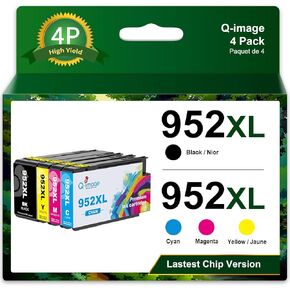 952XL Ink cartridges Combo Pack for HP 952 XL 952XL Work for HP Officejet Pro 7740 8710 8715 8210 8720 8725 8740 8730 8200 7720 8702 Printer(Black, Cyan, Magenta, Yellow) in Kuwait