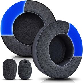 Virtuoso XT Thicker Upgrade Cooling Gel Earpads - Compatible with Virtuoso RGB Wireless/Virtuoso SE/Virtuoso XT I Replacement Ear Cushion with Microphone Foam (White Breathable Mesh)
