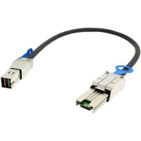 Cablecc External Mini SAS 4X SFF-8088 to Mini SAS High Density HD SFF-8644 Data Server Raid Cable 50cm