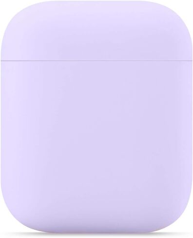 AirPods Case, Airpods Accessories,AirPods Case Protection No Keychain,Airpods Silicon Case,Ultra-Thin Soft Airpods Cover Skin Compatible with Airpods 1 & AirPods 2(Black) in Kuwait