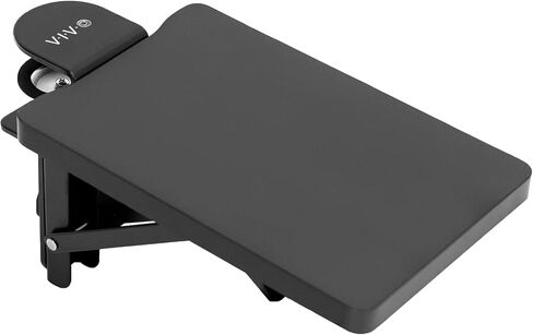 VIVO Clamp-on 6 × 9 بوصة (11 بما في ذلك المشابك) موسع مكتب، دعم المعصم، صينية مسند الذراع، حامل طاولة لمكاتب الجلوس، أسود، DESK-EXT09 in Kuwait