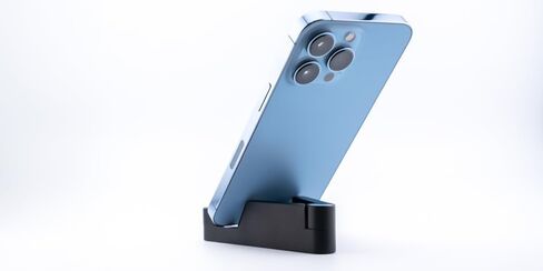Premium Cell Phone Stand | Phone Stand for Desk | Foldable & Portable iPhone Cell Phone Holder | Phone Holder for Desk Compatible with All Smart Phones | iPhone | Android (Black) in Saudi Arabia