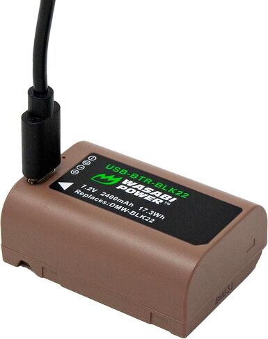 بطارية Wasabi Power USB لباناسونيك DMW-BLK22 مع شحن سريع USB-C in Saudi Arabia
