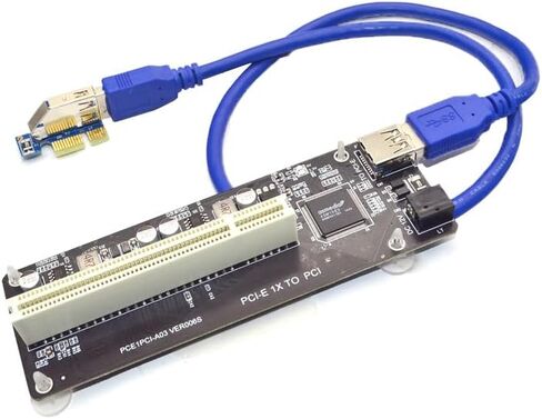 Sintech PCI-E Express X1 to PCI Riser Extension Card with USB3.0 60cm Cable in Saudi Arabia