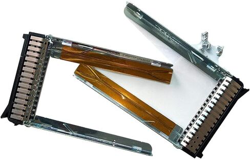 YUNDIAN 2-Pack 2.5 بوصة SAS SATA HDD محرك الأقراص الصلبة علبة علبة مزلقة لسلسلة IBM X3250 X 3550 X3650 M5 X 3850 X3950 X 6 M6، 00E7600 L38552 (ليس 3.5 بوصة!! 8 براغي متضمنة) استبدال in Kuwait