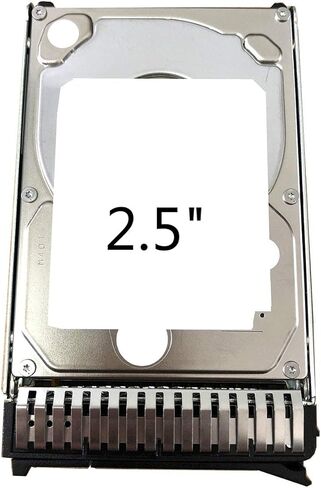 YUNDIAN 2-Pack 2.5 بوصة SAS SATA HDD محرك الأقراص الصلبة علبة علبة مزلقة لسلسلة IBM X3250 X 3550 X3650 M5 X 3850 X3950 X 6 M6، 00E7600 L38552 (ليس 3.5 بوصة!! 8 براغي متضمنة) استبدال in Kuwait