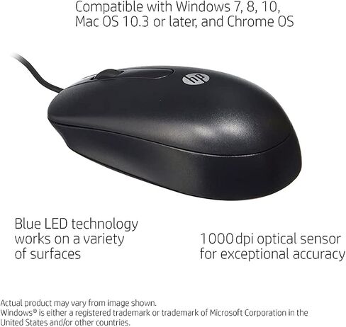 Hewlett-Packard 3-Button USB Laser Mouse - 1000 dpi / H4B81AA / in Saudi Arabia