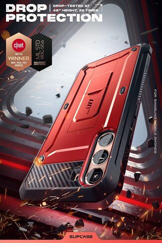 حافظة SUPCASE Unicorn Beetle Pro لهاتف Samsung Galaxy S23 5G (2023)، حافظة متينة بطبقة مزدوجة ومشبك حزام ومسند (إمالة) in Kuwait