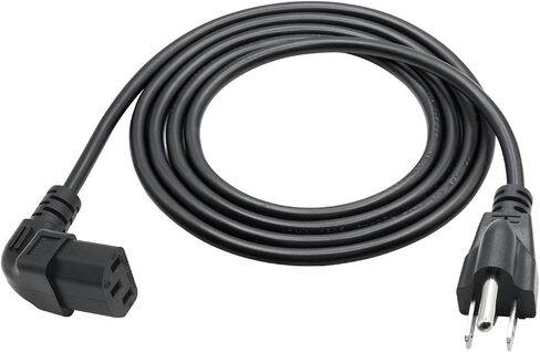 3 Prong AC Power Cord 5.9FT, 10A 250V 18AWG 5-15P to C13 Power Cable in Kuwait