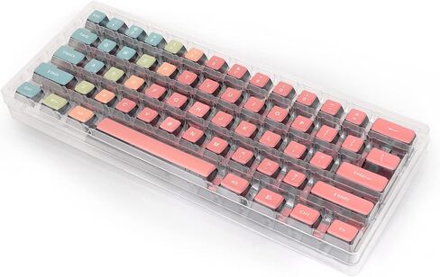 أغطية مفاتيح شفافة Glacier Skyloong GK7 PBT متوافقة مع تخطيط لوحة المفاتيح 60%/65%/75%/80%/96%/100% (رمادي متدرج) in Kuwait