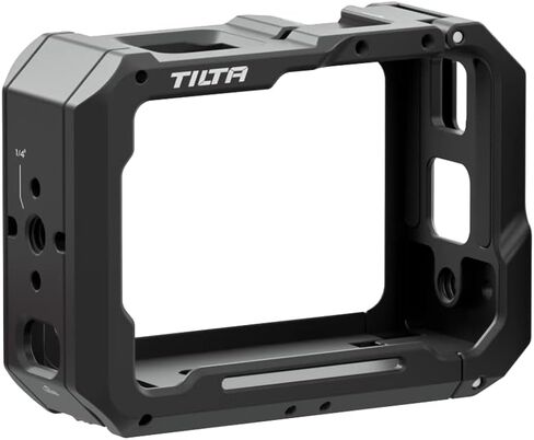 Tilta Full Camera Cage Compatible with GoPro HERO12/11/10/9 Black | Professional Cage | Aluminum Build | Two Threads | Cold Shoe Mount | Quick Release | TA-T42-FCC-B in Saudi Arabia